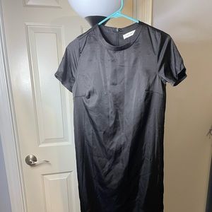 Hi-low Satin Dress
